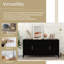 Armoire de rangement moderne à 4 lattes ondulées verticales U_Style