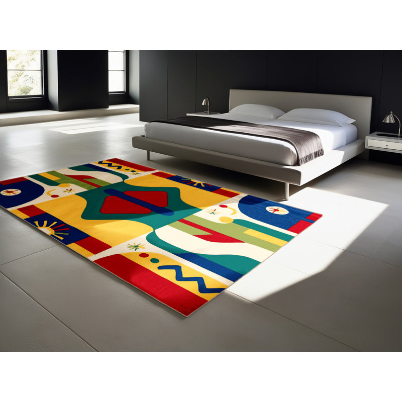 Quirky Swing Rug, Rectangle 3' x 5'