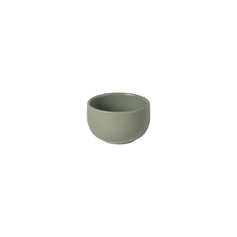 Casafina Pacifica Salt Cellar with Wood Lid, Green