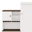 Lit escamotable avec armoire de rangement, support à vin, tiroirs et DEL-319281387