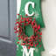 Enseigne de sapin de Noël 42 "H Christmas