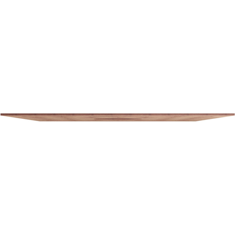 Médaillon de plafond en bois à chevrons percé 32 po x 8 pi 1/4 po x P 8 po, Bois (qualité peinture)