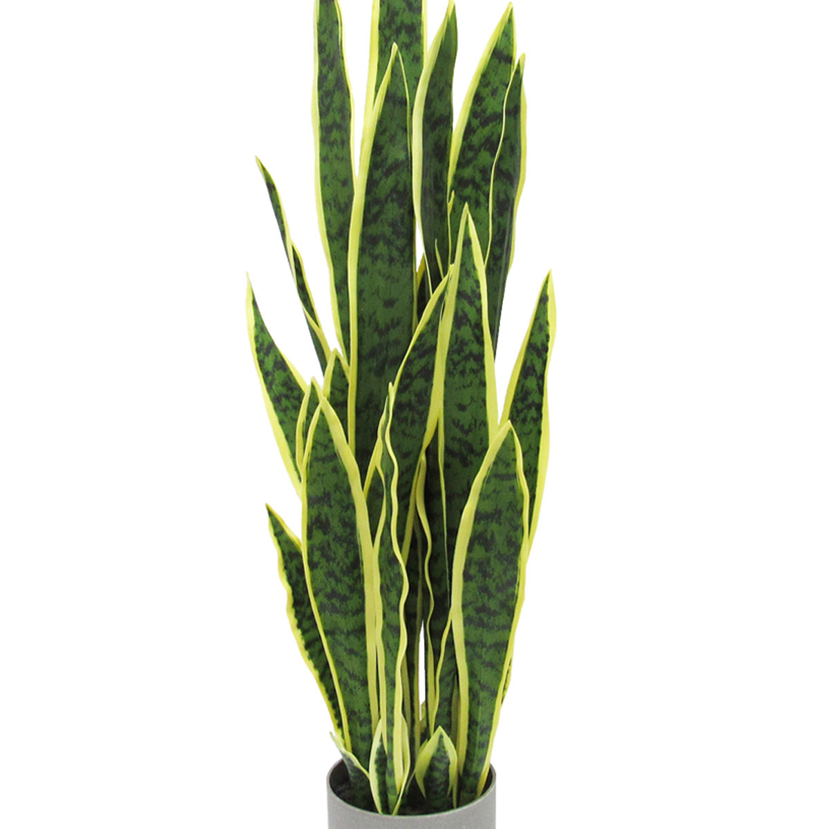 Artificial Sansevieria Snake Plant in Pot, 36'' H x 12.5'' W x 12.5'' D