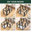 Parc d'intérieur pour chien en acrylique AuraSpace de FXW pour petits et moyens chiens, 30 pouces, 8 panneaux, noir-122720584-122720575
