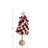 Handmade Wool Felt Tree With Star And Wood Ball Base