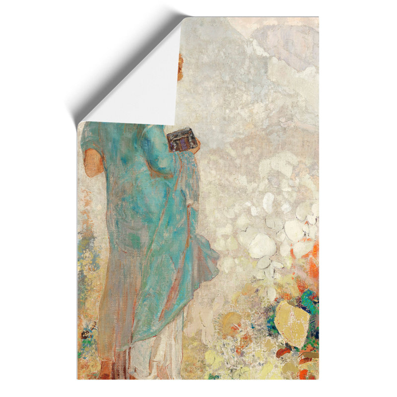 Pandora Vol.2 by Odilon Redon - No Frame Painting, 30cm H x 21cm W x 0.1cm D