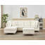Canapé modulaire avec repose-pieds Breylon, meubles modulaires rembourrés en polyester-902720942