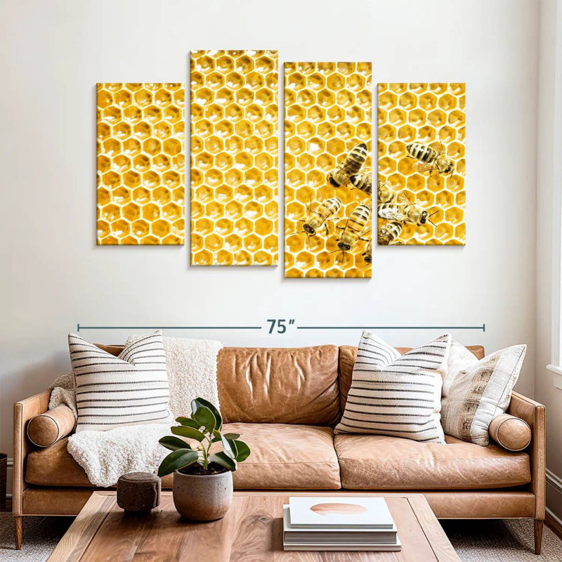 Abeilles Brampt, H 42 po x l 68 po