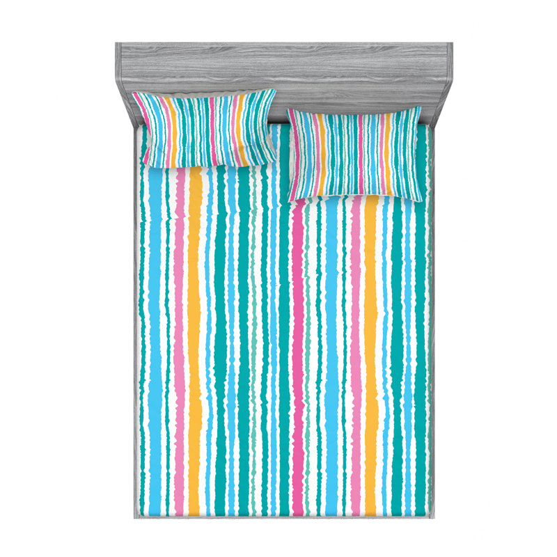 Microfiber Sheet Set, Full Sheet Set with Fitted Sheet