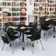 Kee Mobile Square Breakroom Table and Chair Set