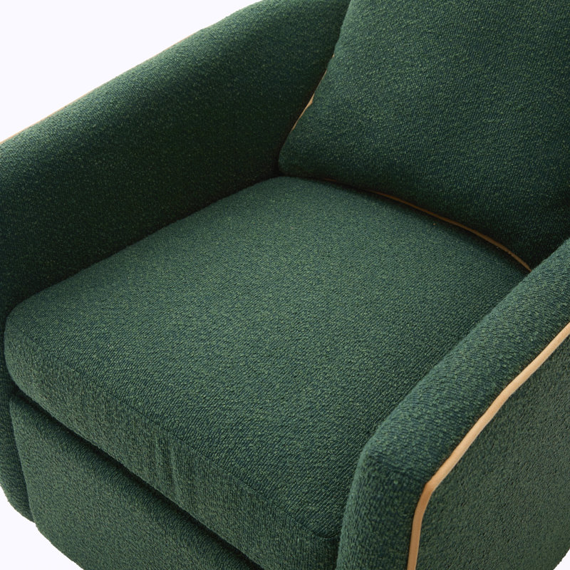 Fauteuil pivotant rembourré Fauteuil club Fauteuil club pour salon, Green