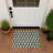 Machine Washable Indoor/Outdoor Lipman ACN2416 Geometric Rug-830458395