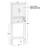 Berky 25'' W x 65.2'' H x 8'' D Over-The-Toilet Storage