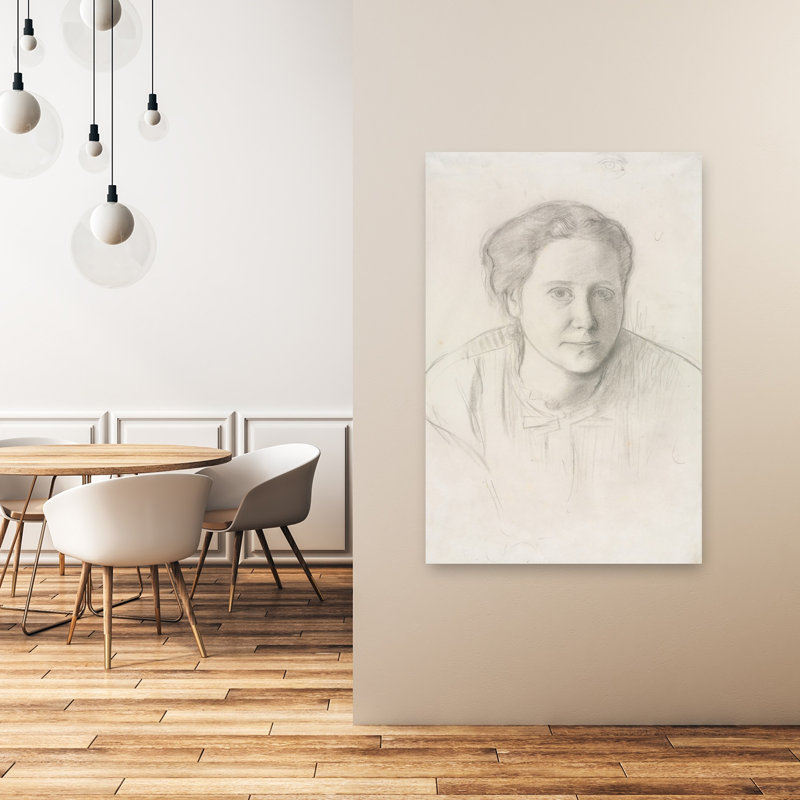 Victoria Dubourg, vers 1866. Portrait abstrait contemporain. Estampe murale., H 48 po x l 32 po