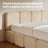  Cloud King Upholstered Platform Bed Frame, Low Profile Grounded Design With Plush Headboard & Footboard, Wood Slat Support, Noise-Free, No Box Spring Required-1290705230