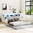 Wood Daybed With Storage Shelves-1522167382