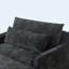 59.5" Chenille Sofa Bed Loveseat with Cushions-14208385