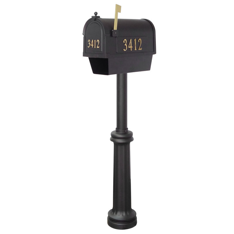 Berkshire Aluminum Post Mounted Post Box