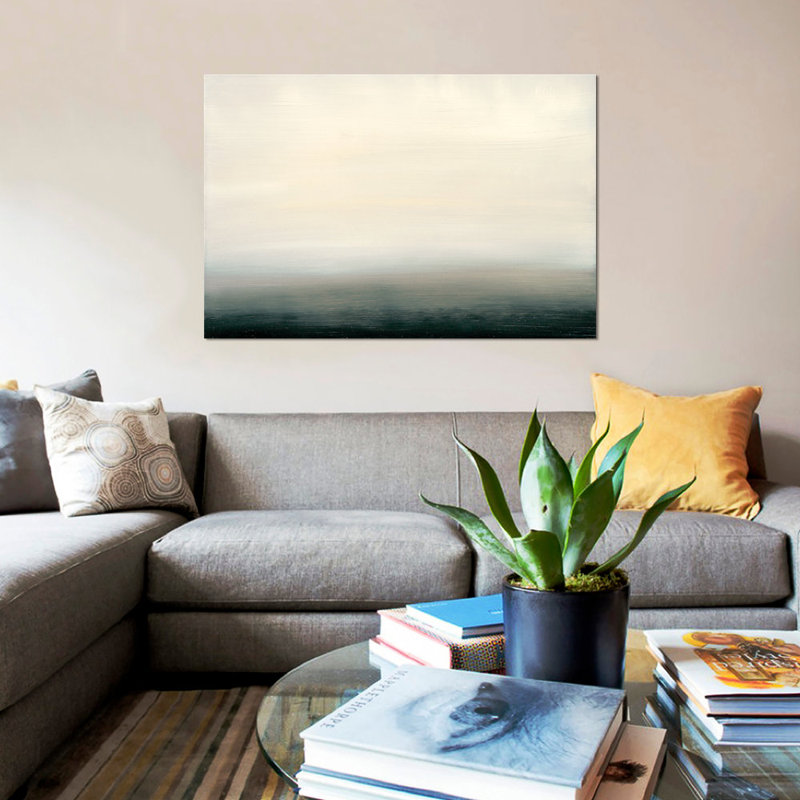 «Ocean Tide VIII», reproduction sur toile, H 26 po x l 40 po x P 1,5 po, Toile tendue, Pas de tapis
