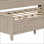 Lit de jour simple avec tablettes de rangement et 3 tiroirs
