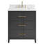 Iconic 30" Freestanding Standard Single Bathroom Vanity with Top-1696616233-1697338421