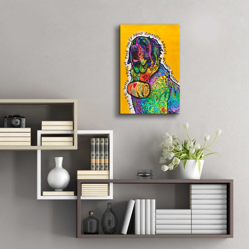 Winston Porter «Humain» par Dean Russo, art mural en verre acrylique ACR-31344, H 24 po x l 16 po x P 0,2 po