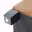 Banc repose-pieds avec rangement, pieds en bois d'hévéa, capacité de 300 lb-882075078-882075068