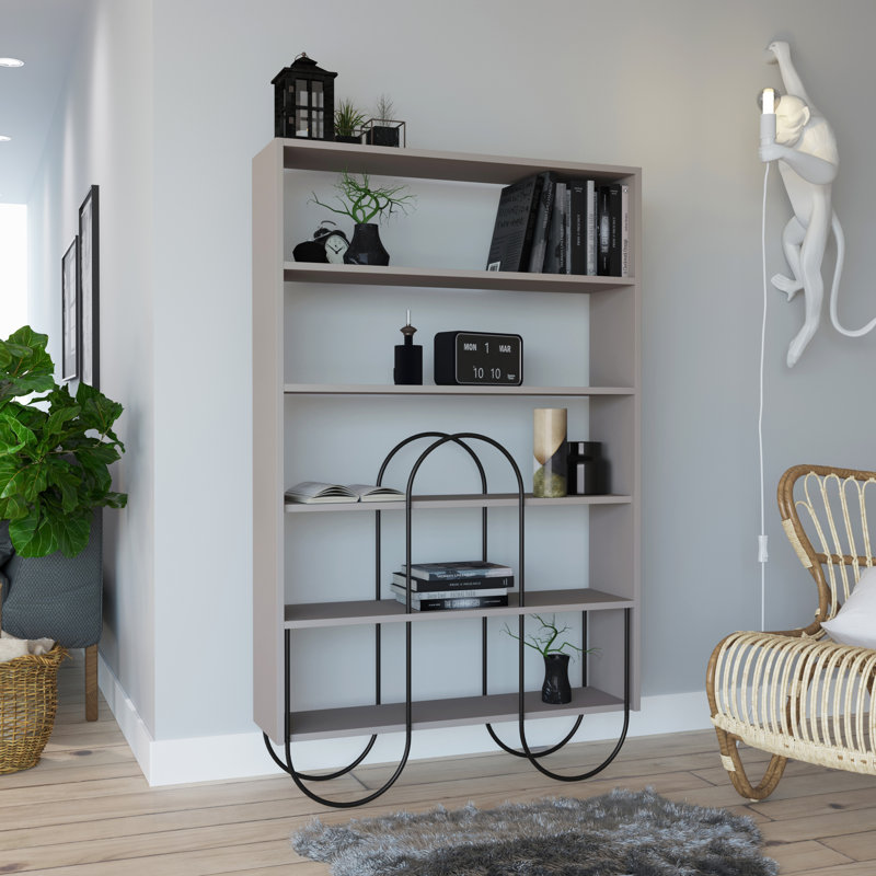 Bibliothèque standard H 62,64 "x l 38,11" Norfolk, Moka clair