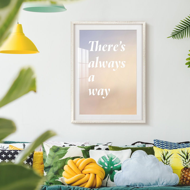 Yellow Bound -Gallery Wrapped Canvas, 19.5" H x 16.5" W, White