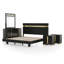 Ensemble de chambre avec lit plateforme 5 pièces Clemson-752606010-752605989-766987018