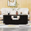 Table basse avec tiroirs et rangement caché-108305096