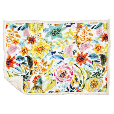 Couverture en polyester Field of Flowers