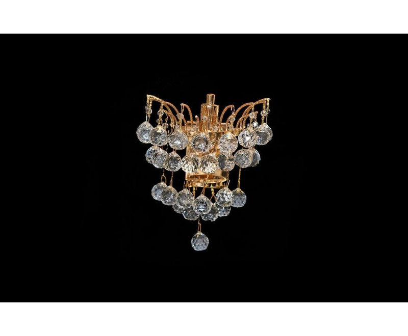 London Flush Mounted Sconce, French Gold