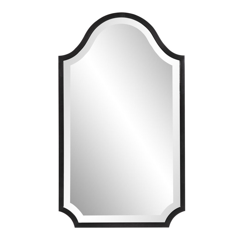 Stainless Steel Arch Mirror, 59" x 24", Silver