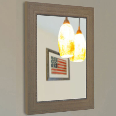 Kavanaugh Solid Wood Flat Wall Mirror
