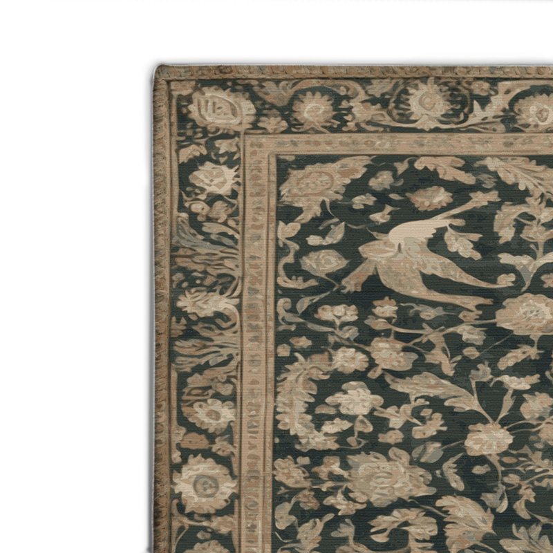 Tapis d'intérieur et d'extérieur brun Persian, Rectangulaire 2 pi x 3 pi