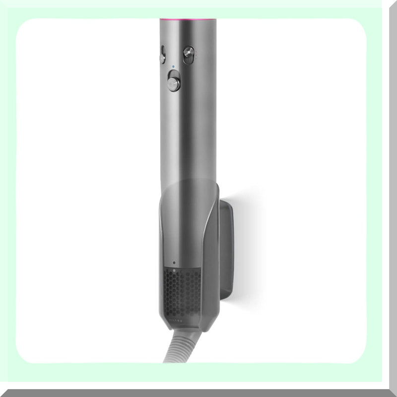 Dyson Styler Wall Mount Organizer: Space-Saving Storage for Airwrap & Airstrait Accessories - Perfect for Home Bathroom, Gray