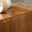 Console en bois d'hévéa massif