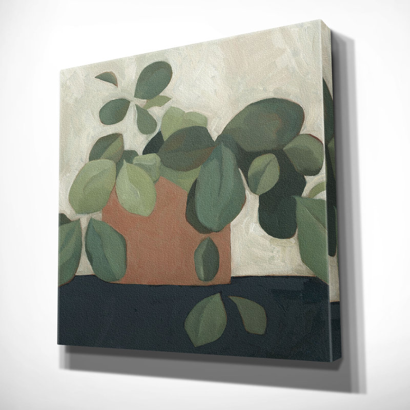 " Jade Hoya II ", 16" H x 16" W x 1.5" D, Wrapped Canvas