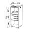 Caufield 1 -Door 3 -Drawer Filing