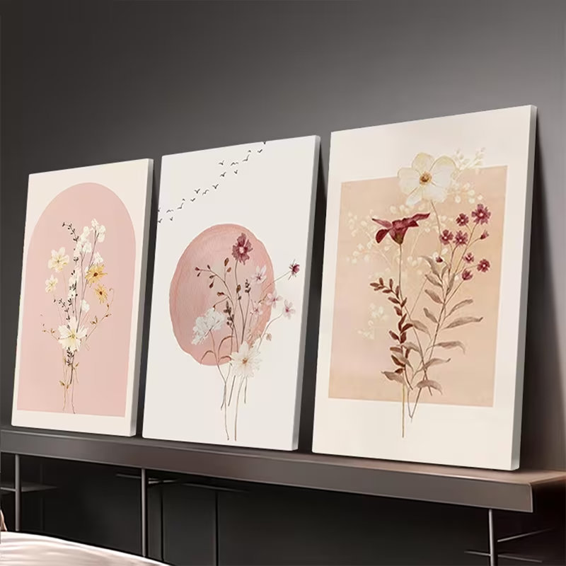 3 Piece Wrapped Canvas Print, 30 cm H x 60 cm W