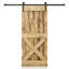 Porte de grange à panneaux et en bois avec quincaillerie d'installation-87953019-87953035-87953085