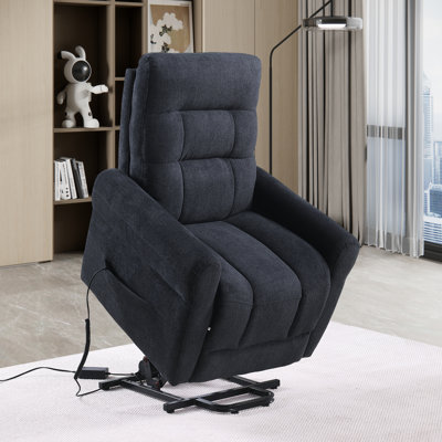 33.5"W Ergonomic Power Lift Recliner Chair With Side Pocket by Winston Porter