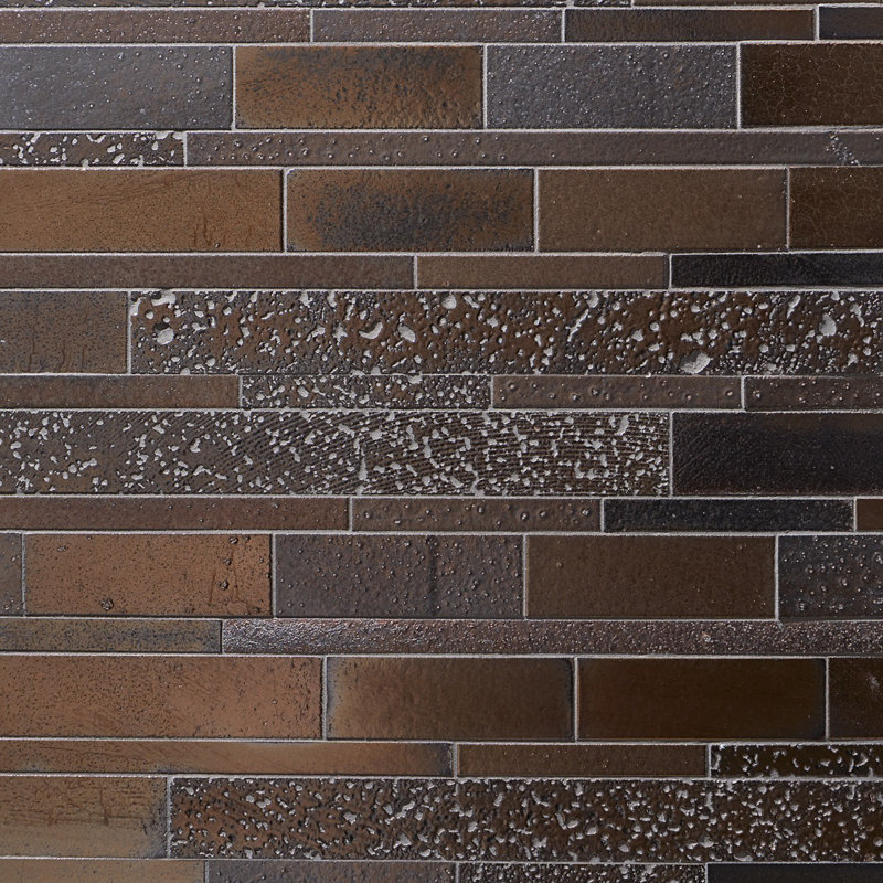 Art Lava Ledger Bronze Mosaic Tile (1.93 Sq. Ft. / Each)