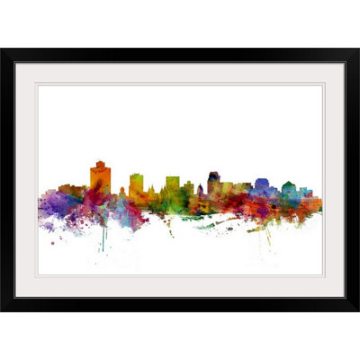 «Salt Lake City Skyline» par Francy, impression