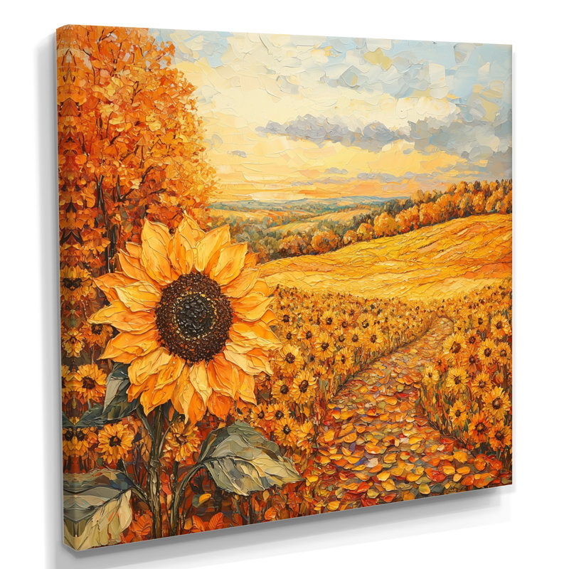 Dorcie - Floral Large Wall Art, Wrapped Canvas, Does Not Apply, 16" H x 16" W