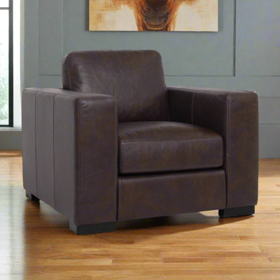 Fauteuil en cuir Argento