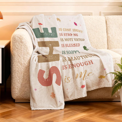 Jeté chrétien pour femme, cadeau d'encouragement pour femme, cadeau spirituel pour femme 60 po x 80