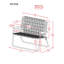 Chaise pliante en toile Lysha Camp & Go