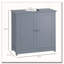 Armoire de salle de bain sous l'évier avec forme en U compacte et tablette réglable